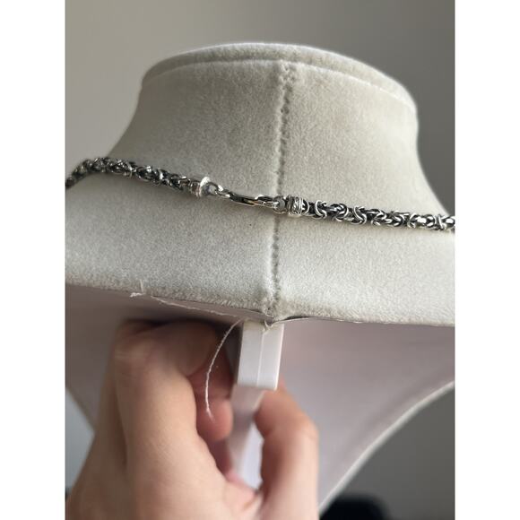 Designer Joielle Sterling Silver 925 Mexico M566 Heavy 16” Necklace Chain - Picture 3 of 10